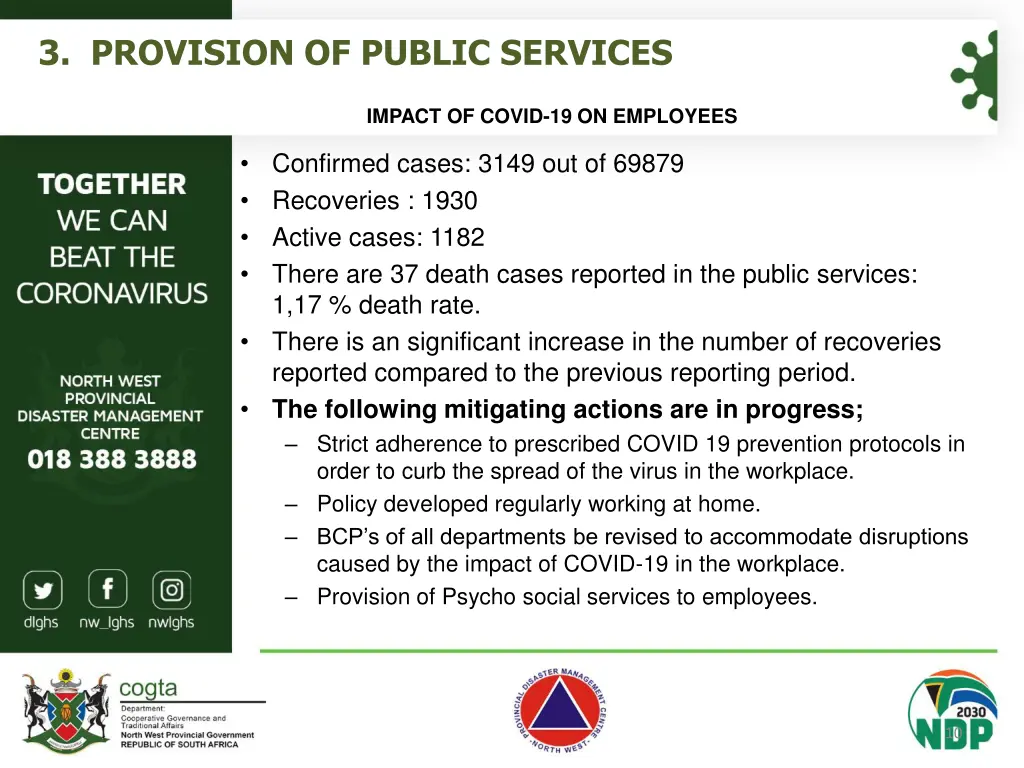 3 provision of public services