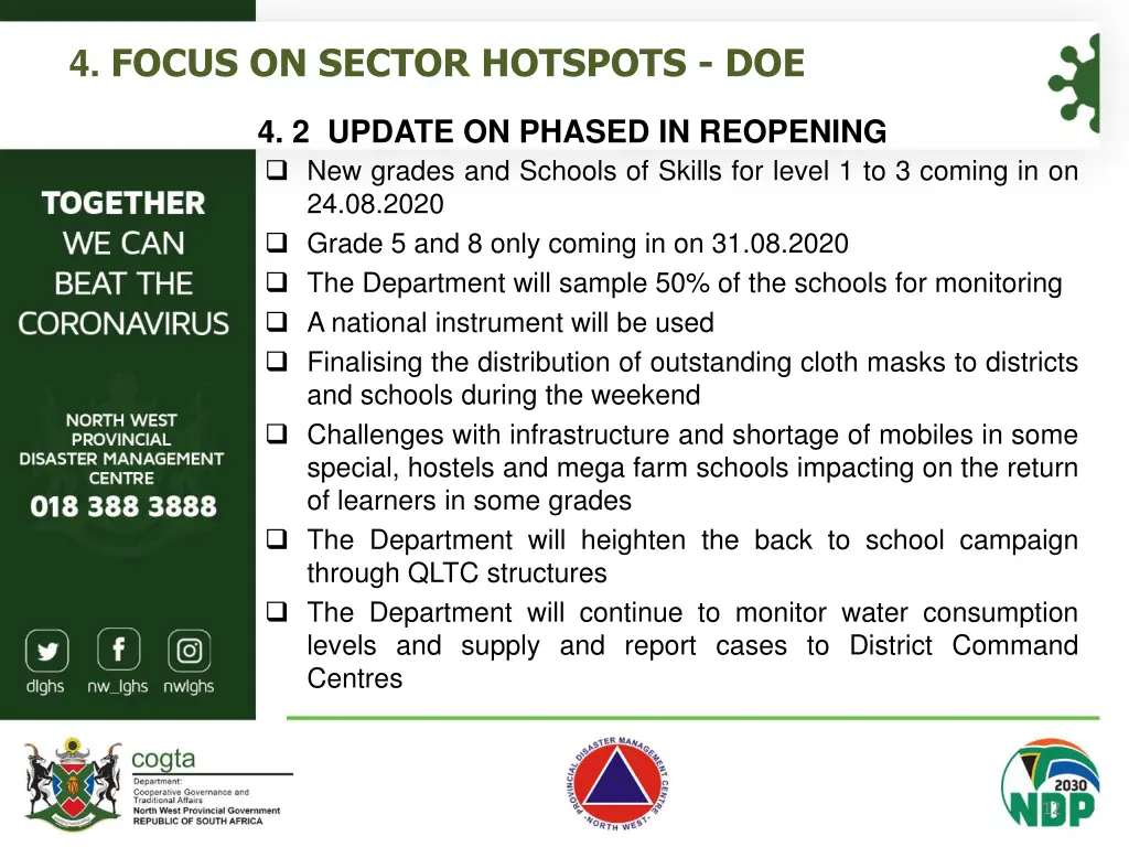4 focus on sector hotspots doe 1