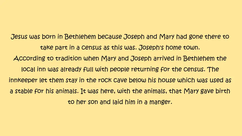 jesus was born in bethlehem because joseph