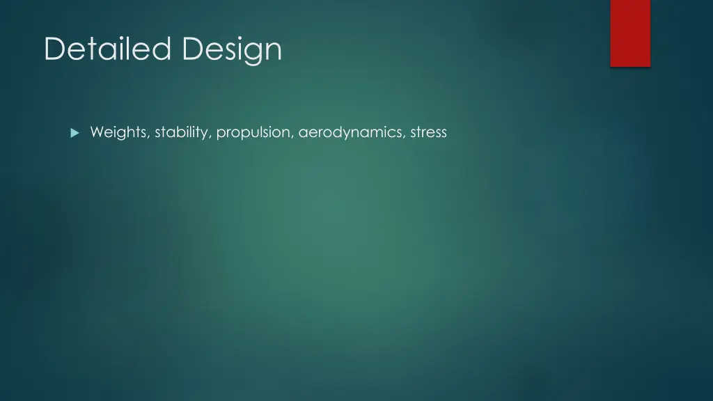 detailed design