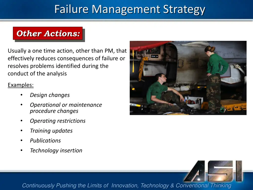 failure management strategy