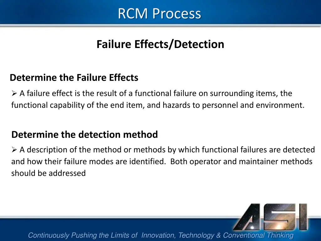 rcm process 13