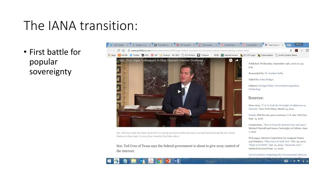 the iana transition