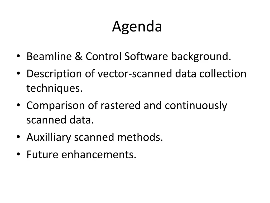agenda