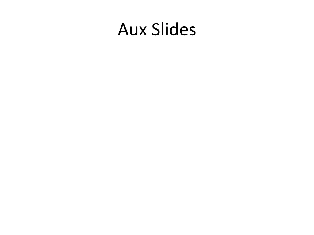 aux slides