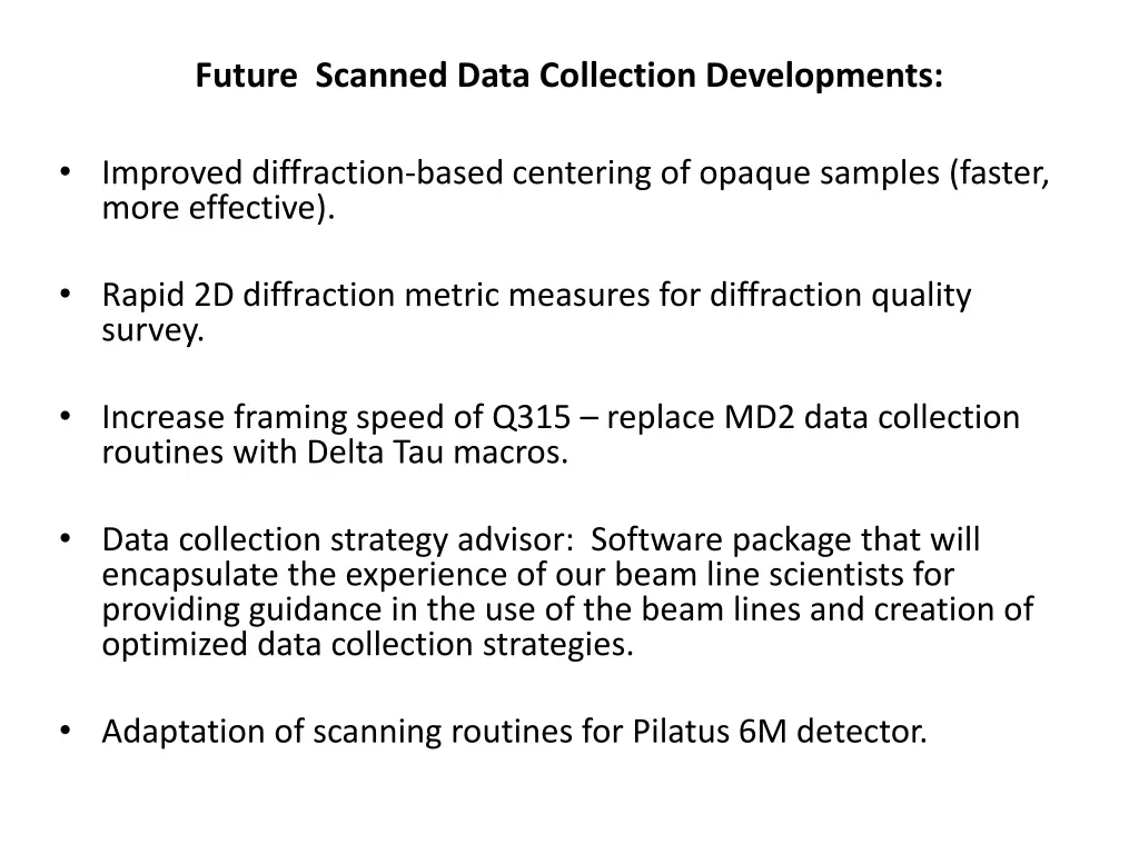 future scanned data collection developments