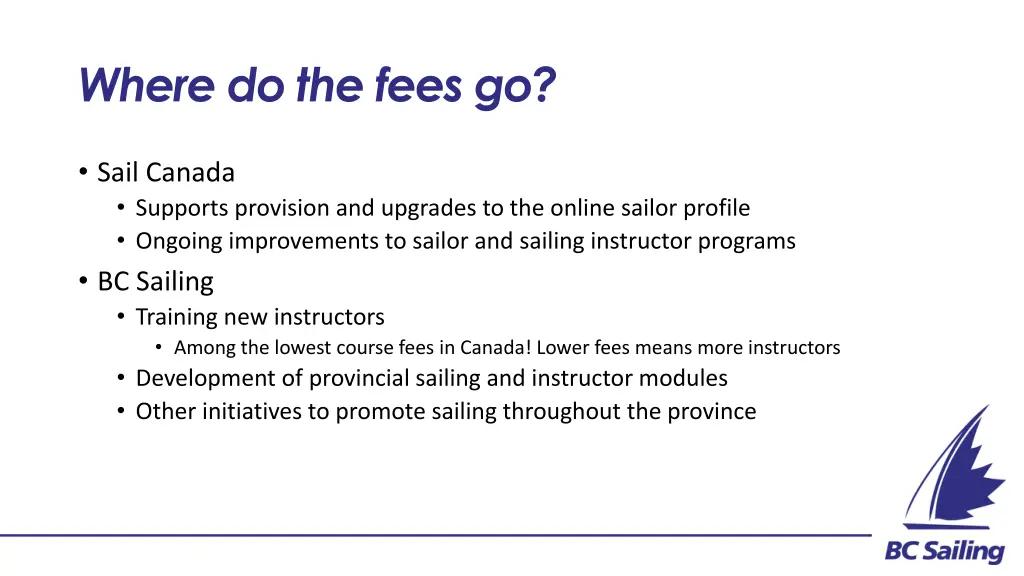 where do the fees go
