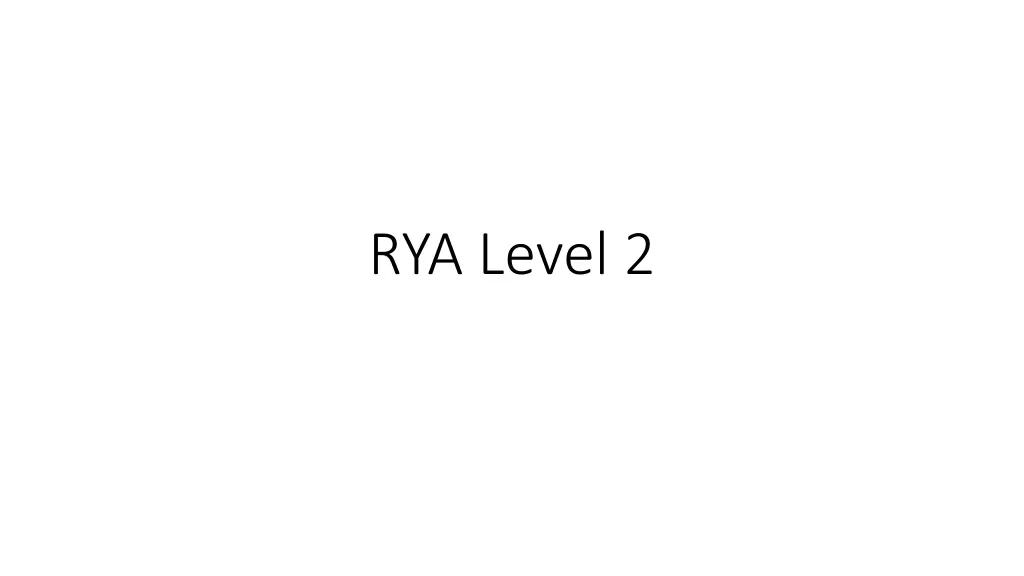 rya level 2