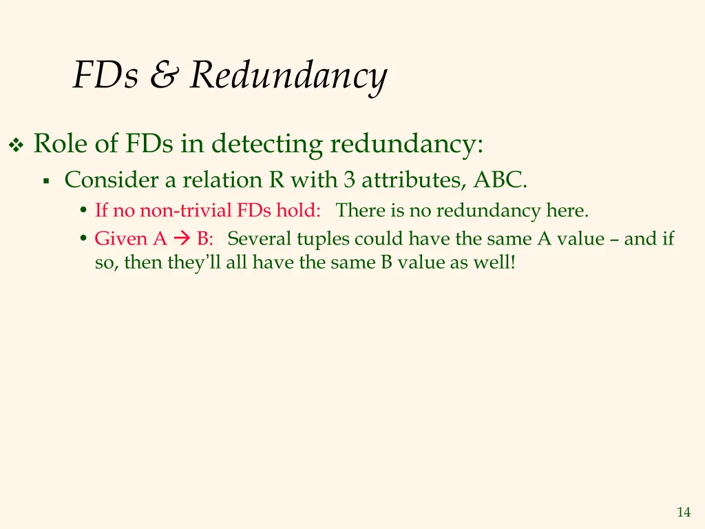 fds redundancy