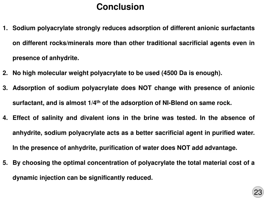 conclusion