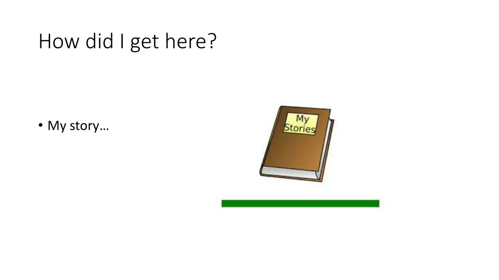 how did i get here