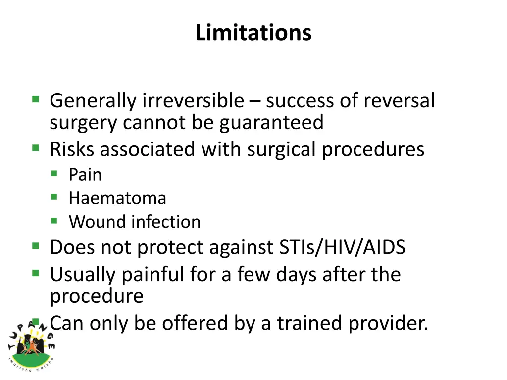 limitations