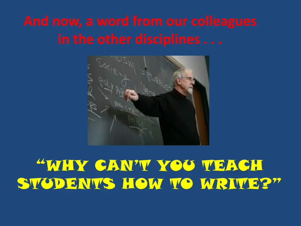 and now a word from our colleagues in the other