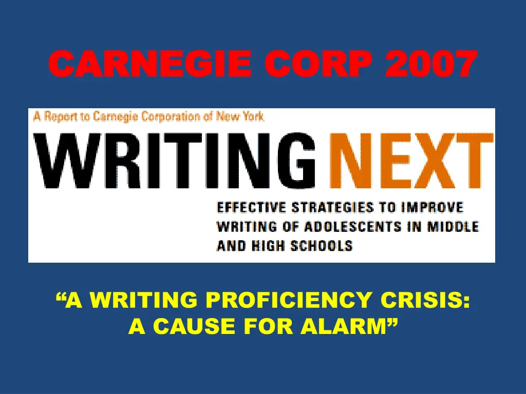 carnegie carnegie corp