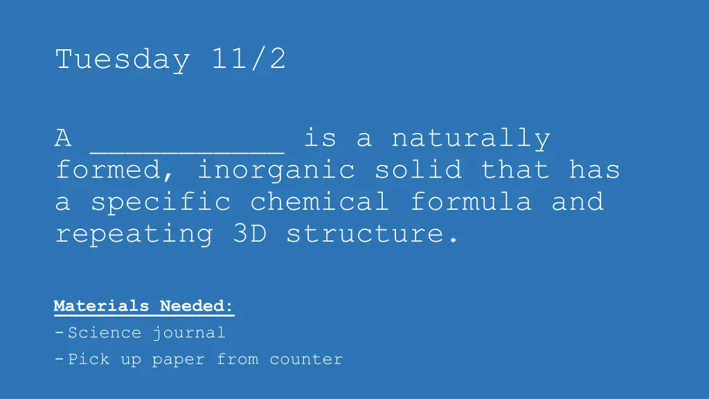 tuesday 11 2
