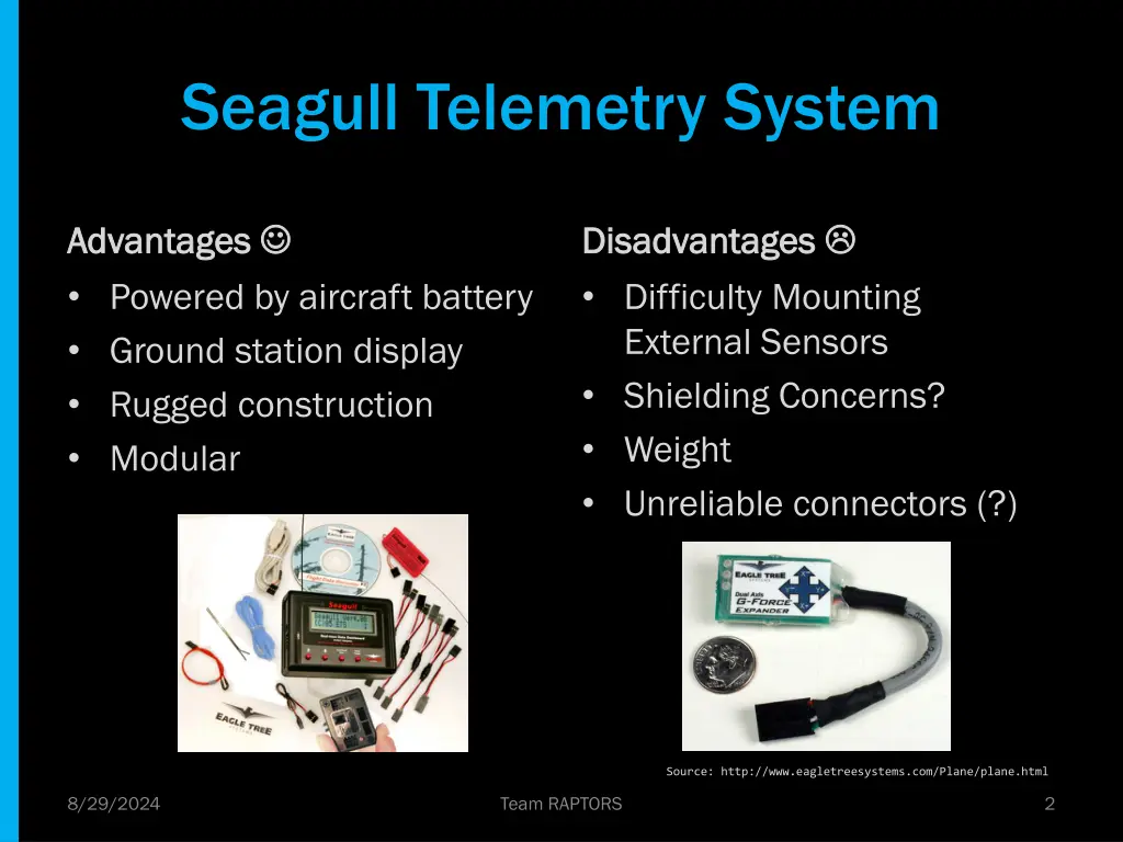 seagull telemetry system