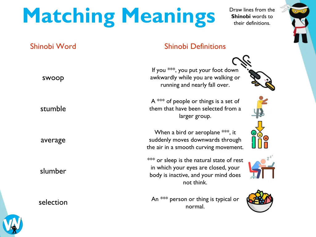 matching meanings 1