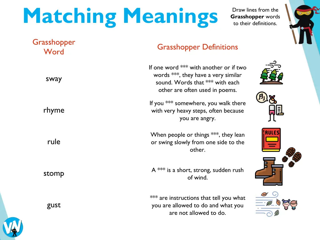 matching meanings