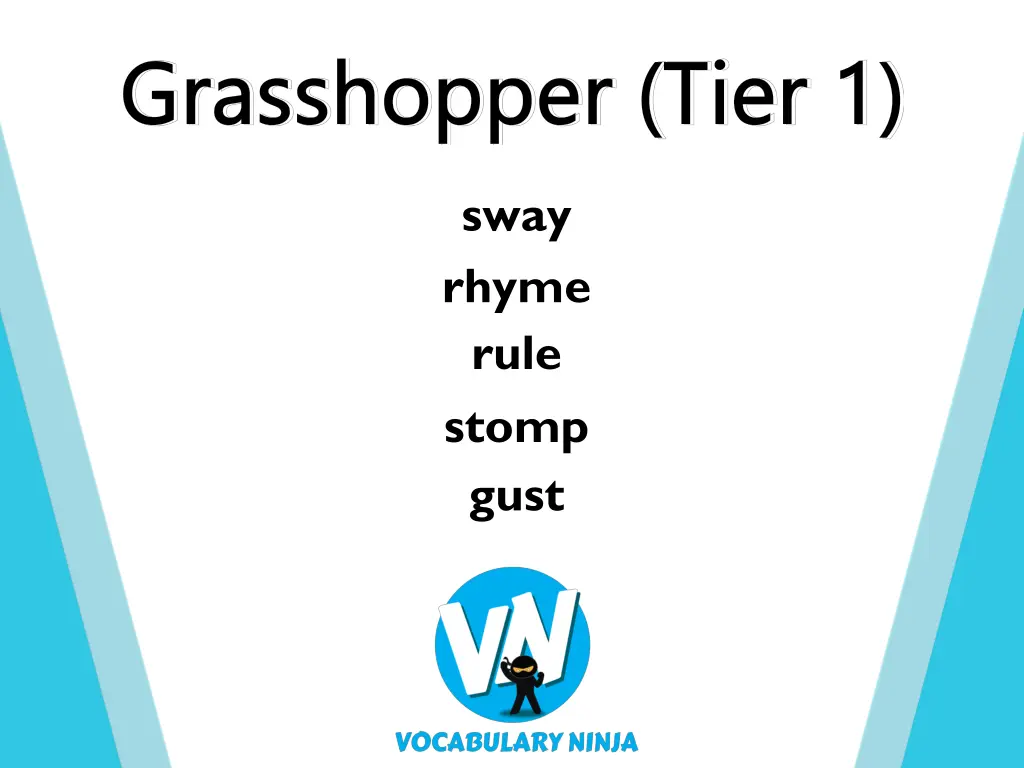 sway rhyme rule stomp gust