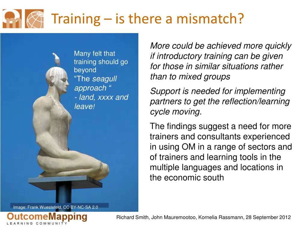 training is there a mismatch