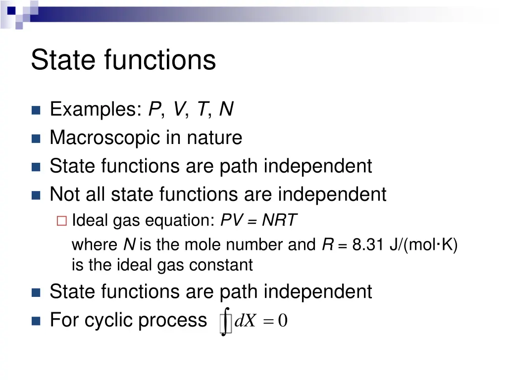 state functions