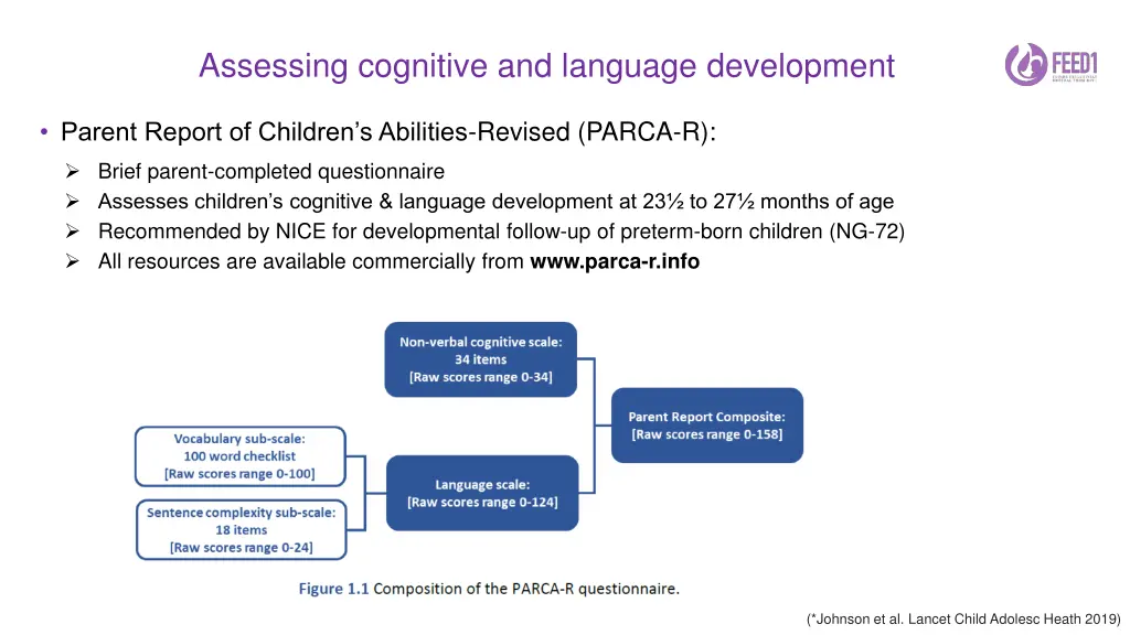 assessing cognitive and language development
