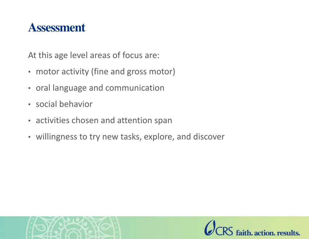assessment