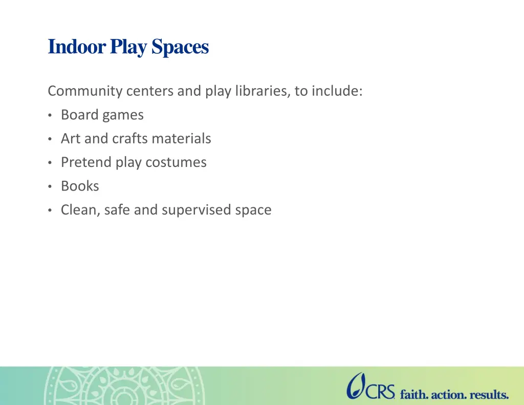 indoor play spaces