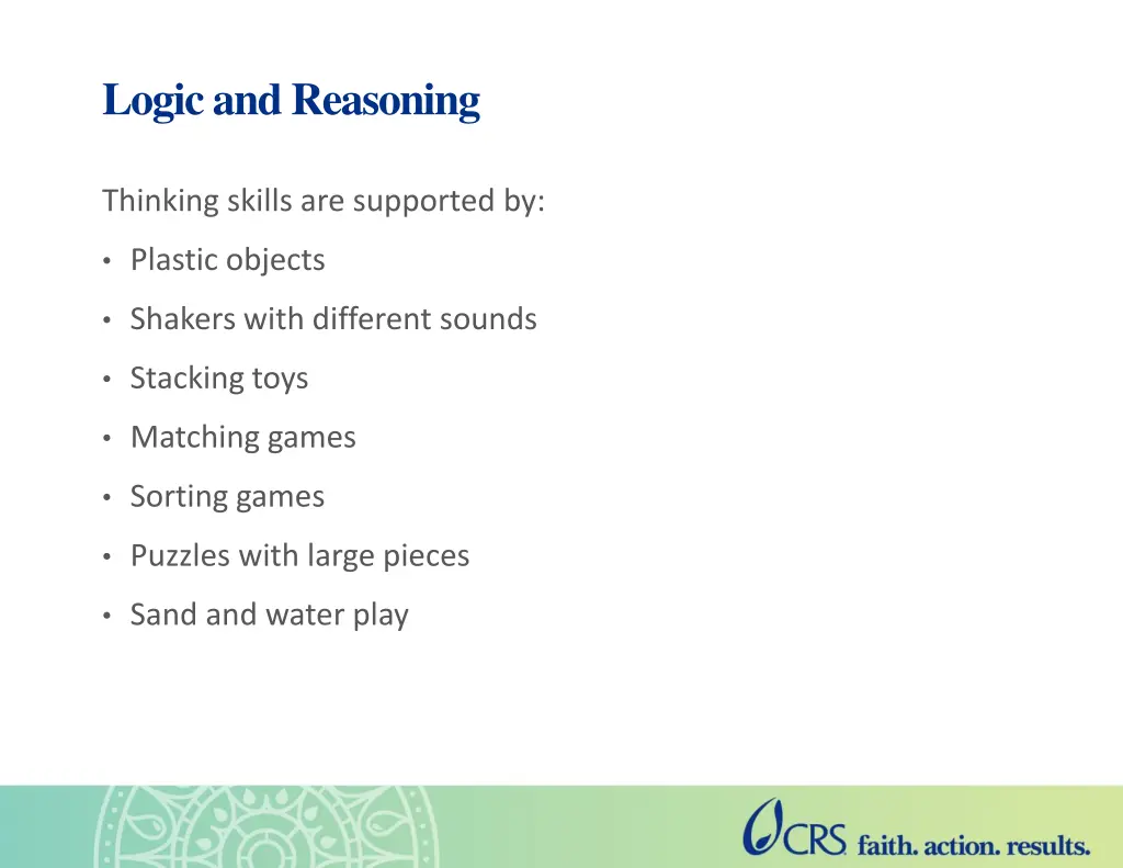 logic and reasoning