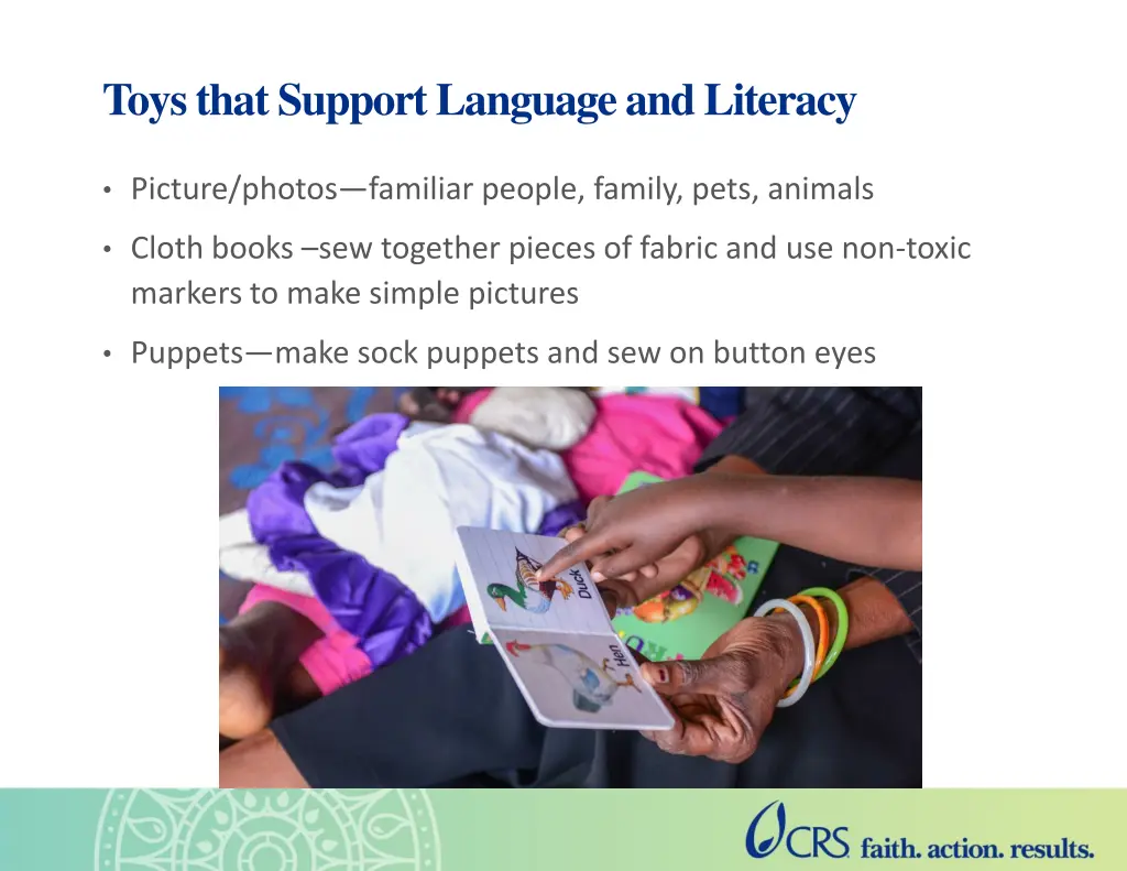 toys that support language and literacy