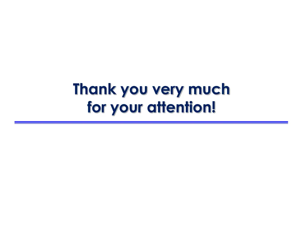 thank you very much for your attention