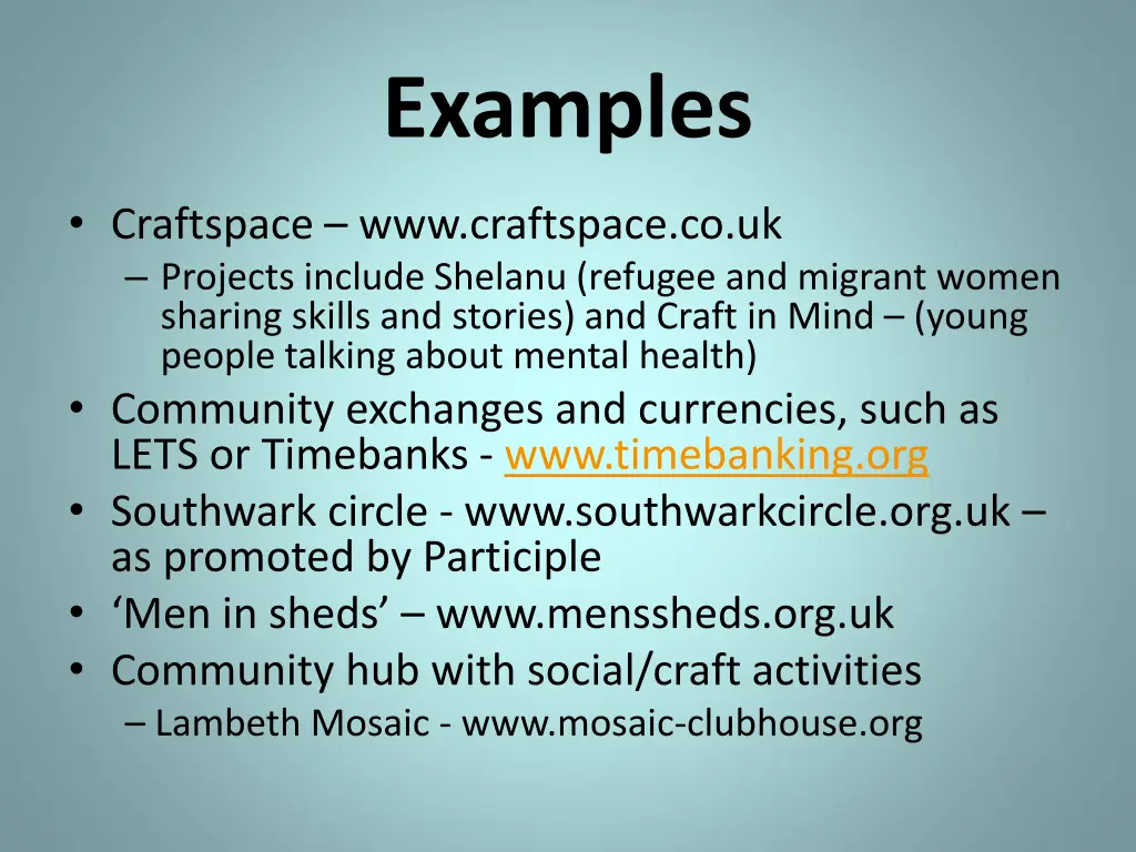 examples