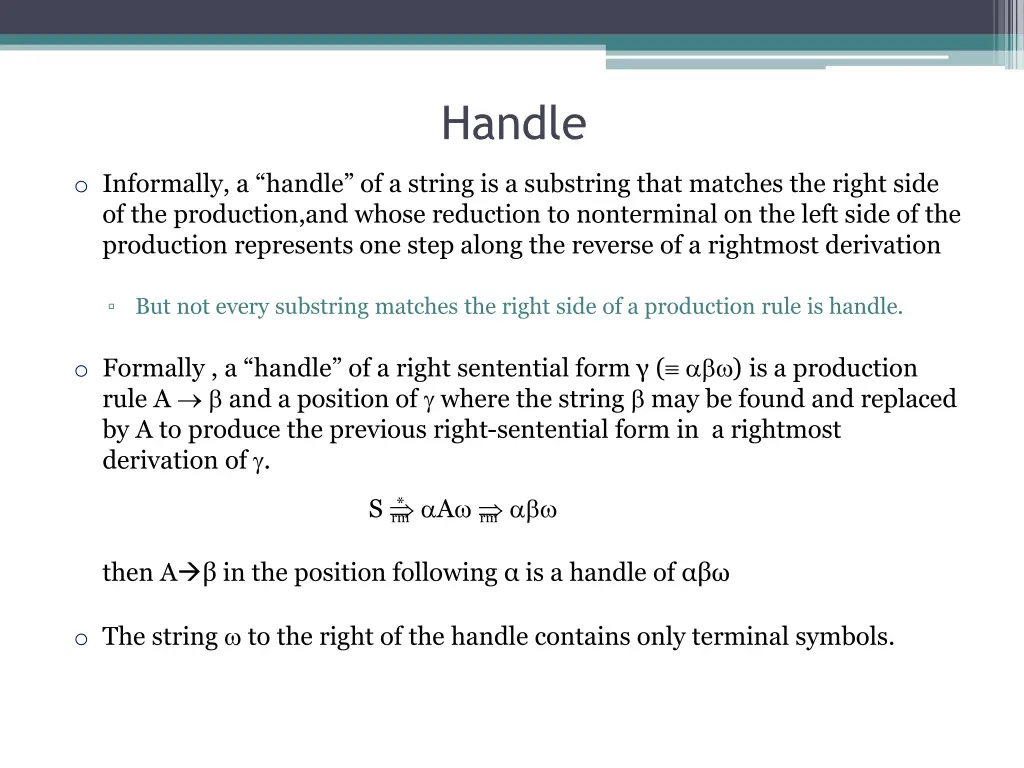 handle