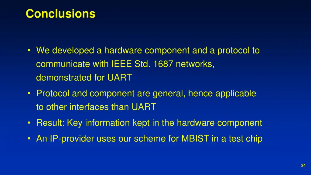 conclusions