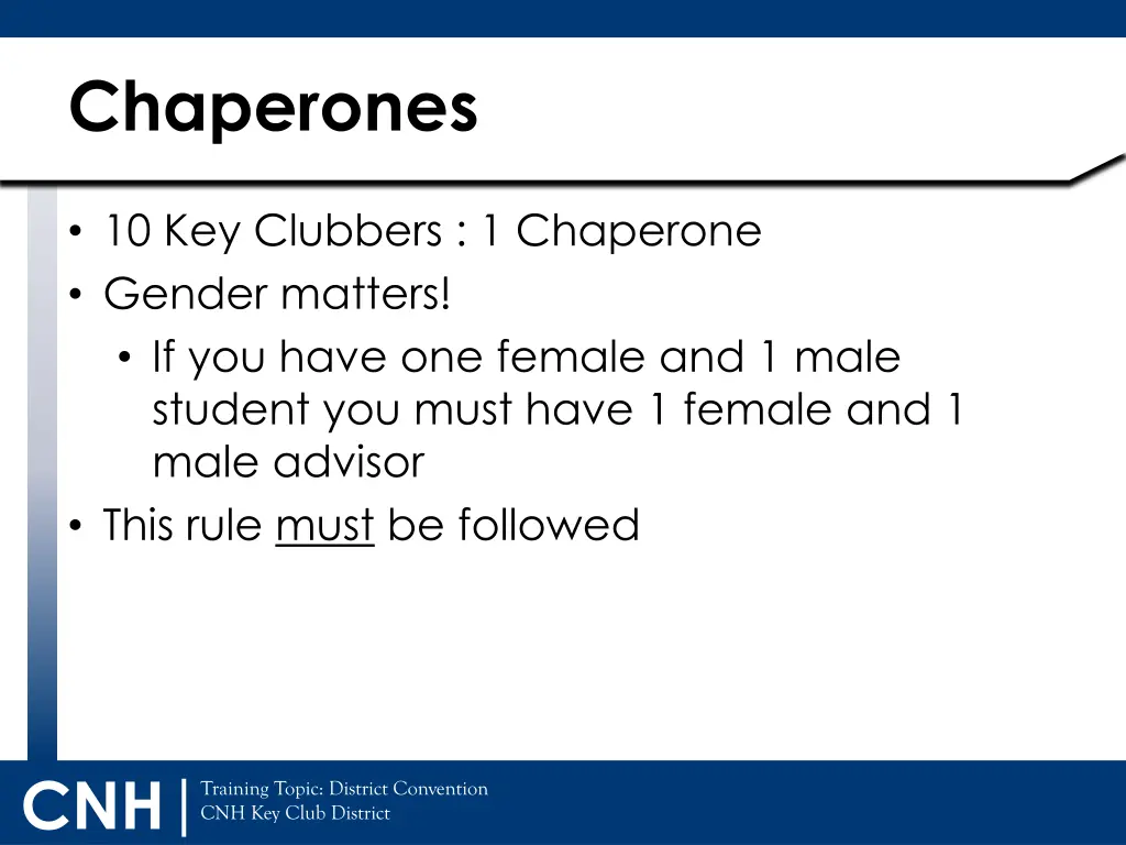 chaperones