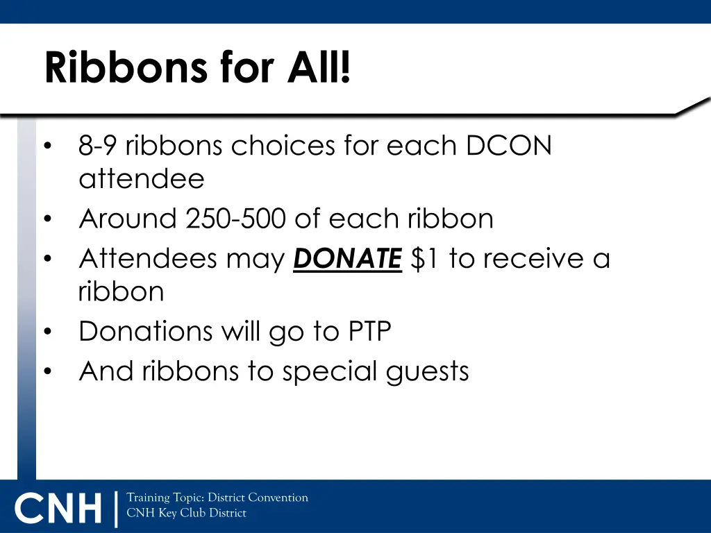 ribbons for all