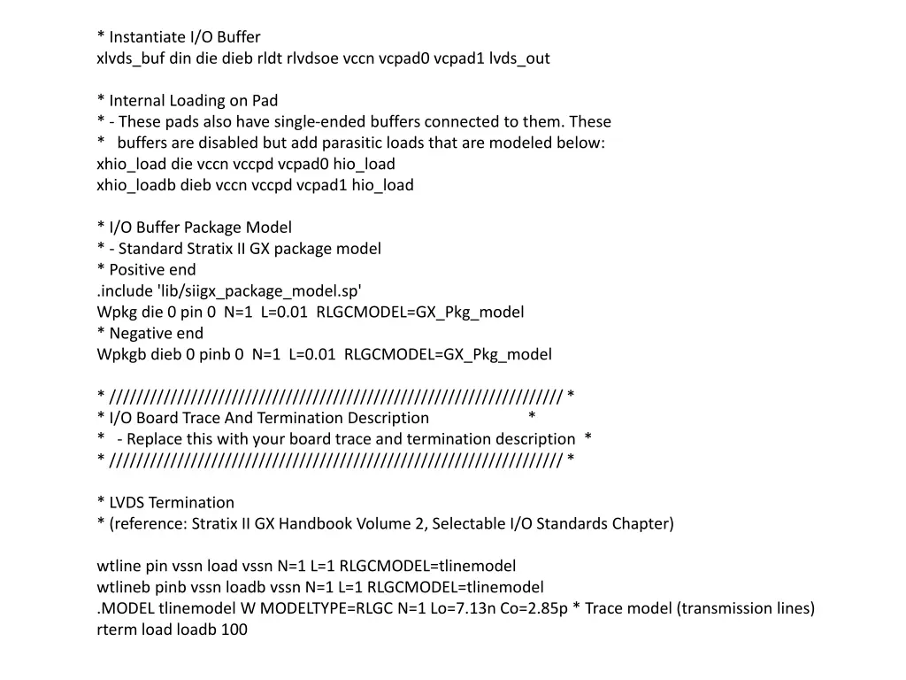 instantiate i o buffer xlvds buf din die dieb