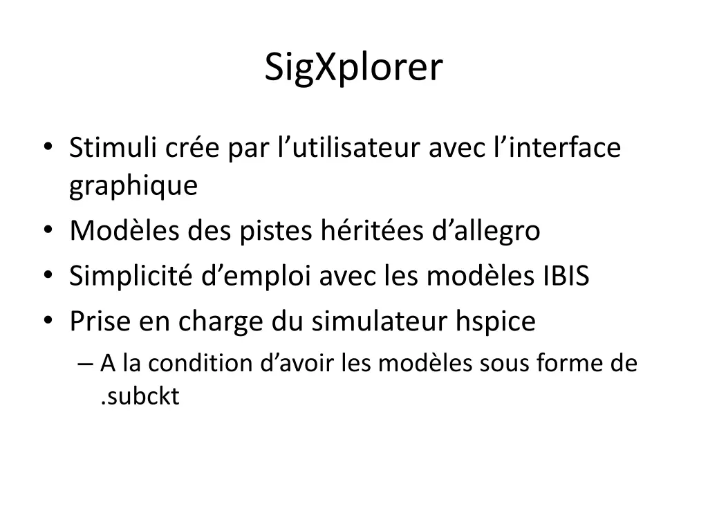sigxplorer 1