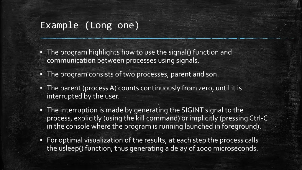 example long one
