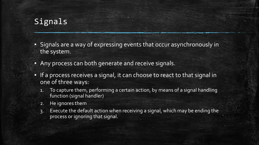 signals