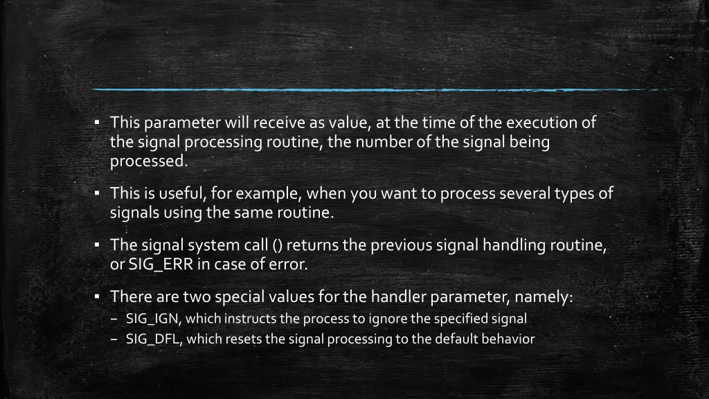 this parameter will receive as value at the time