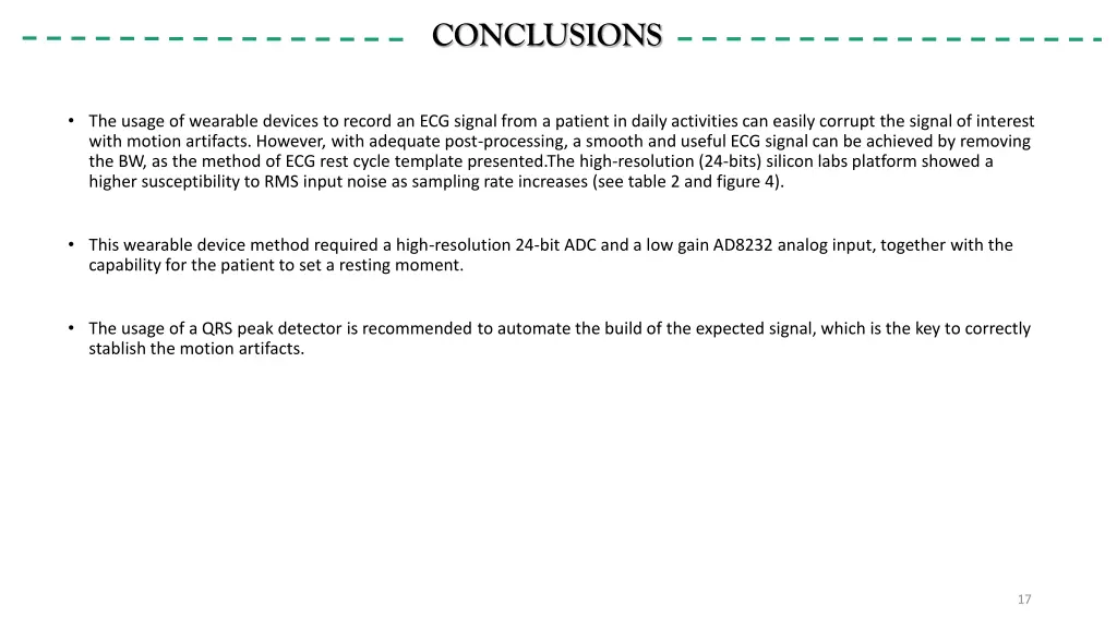 conclusions