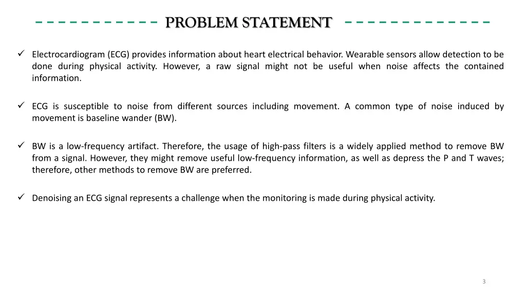 problem statement