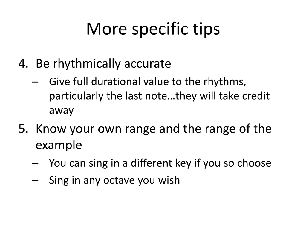 more specific tips 2