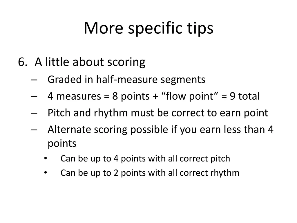more specific tips 3
