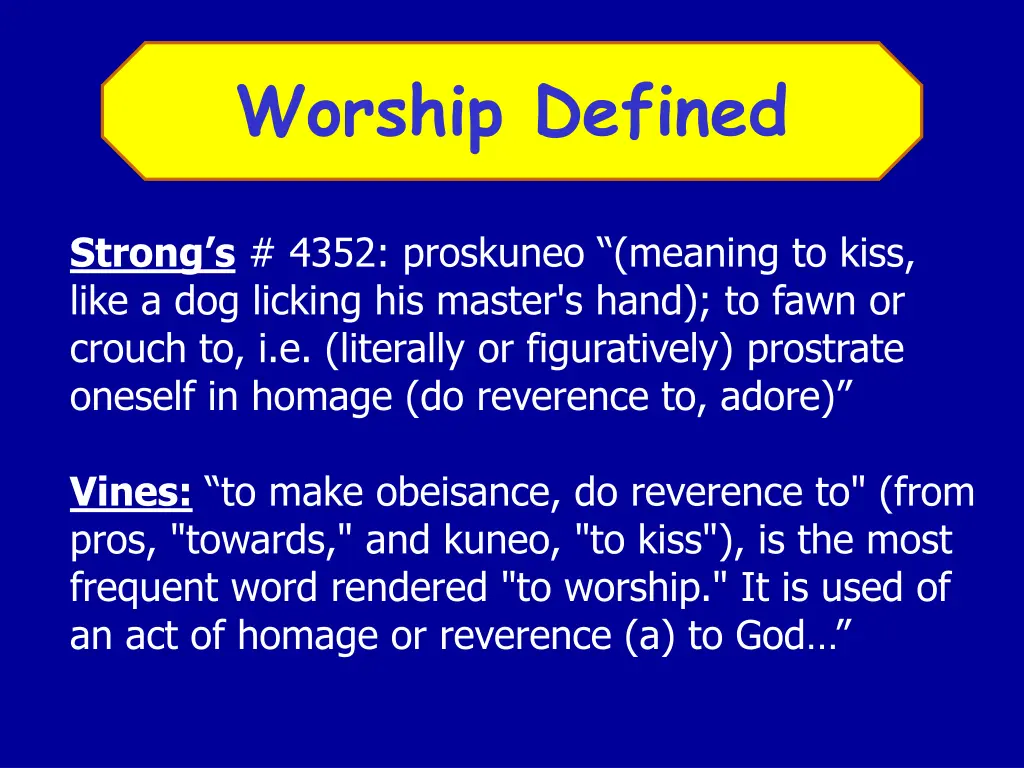 worship defined