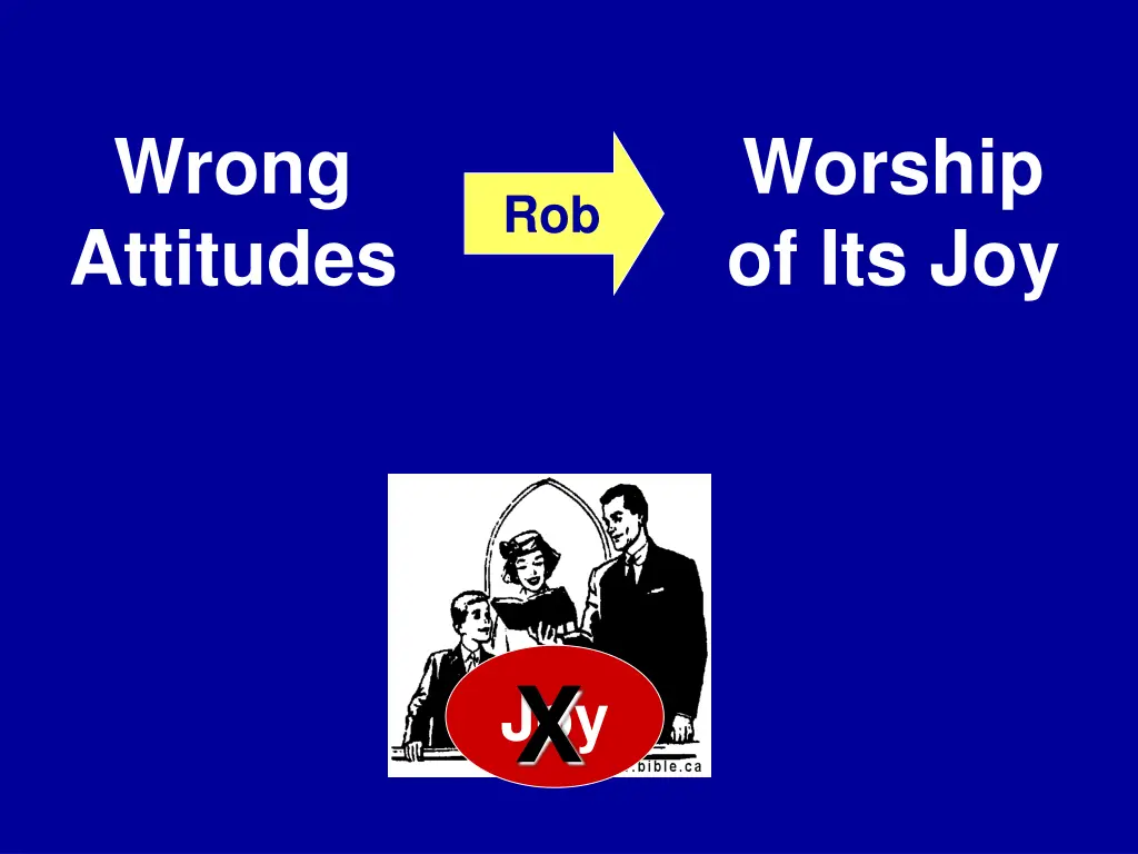 wrong attitudes
