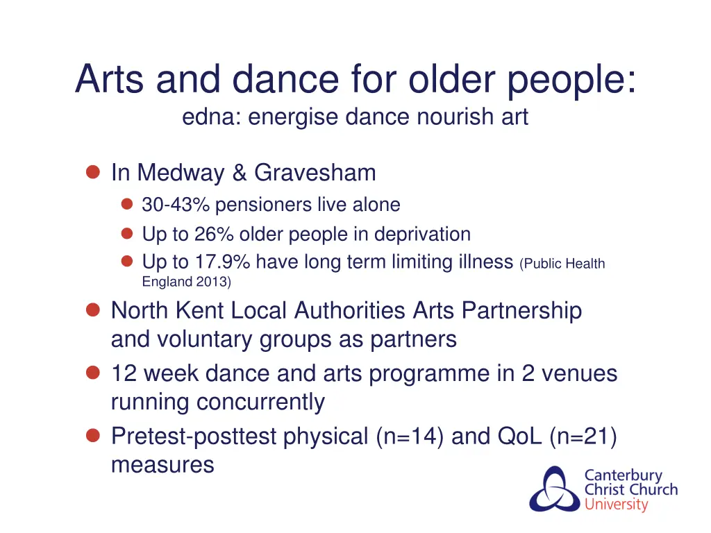 arts and dance for older people edna energise