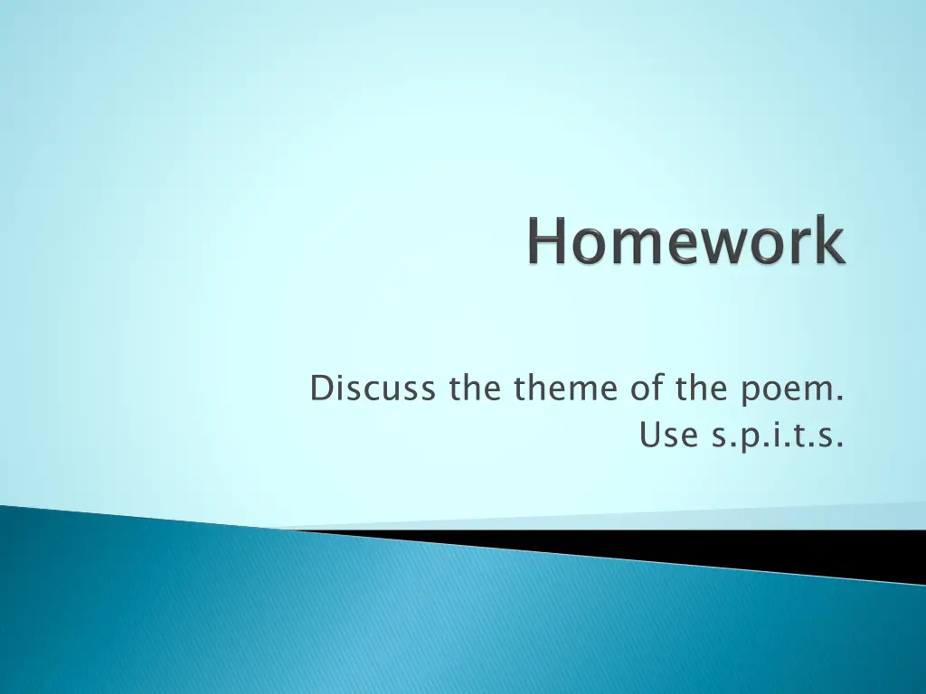 discuss the theme of the poem