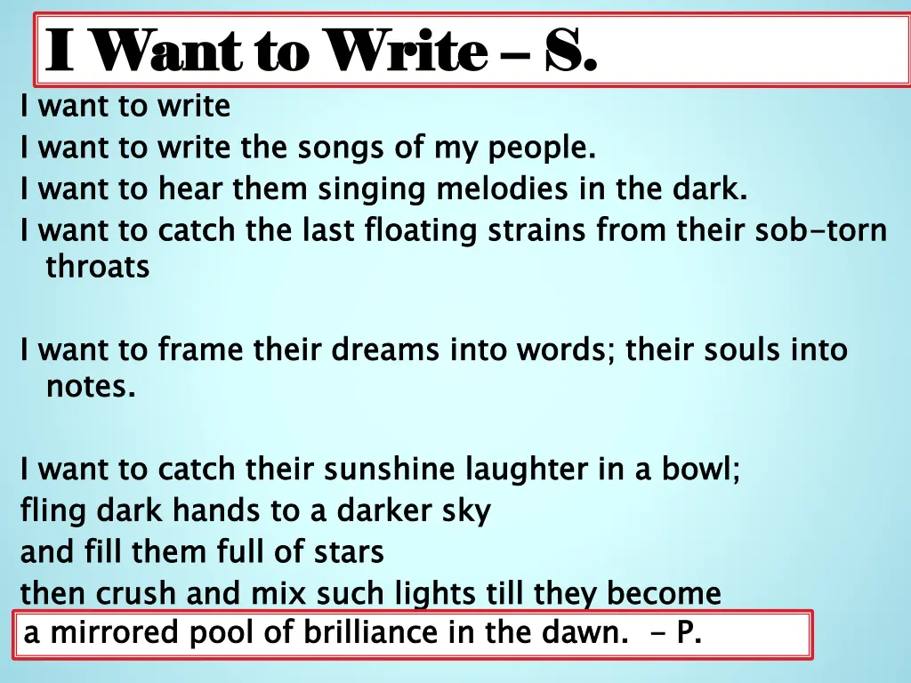 i want to write i want to write s i want to write 1